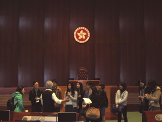 香港立法会にて